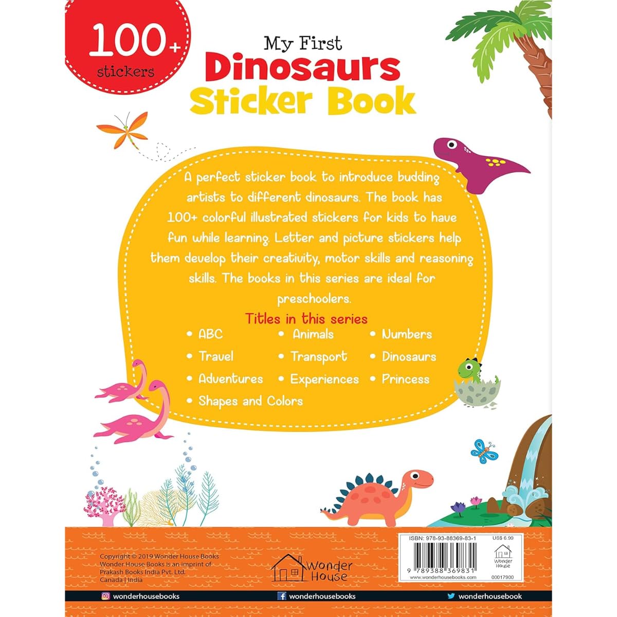 My First Dinosaurs Sticker Book: My first sticker books - Retail Maharaj