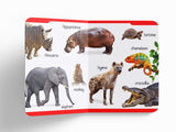 My First Padded Book of Animals: Early Learning Board Book for Kids | Learn About Wild Animals, Farm Animals, Pets & Birds with Bright Pictures | Durable Padded Board Book for Babies, Toddlers & Preschoolers | Ages 0–5 Years - Retail Maharaj