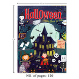 Halloween Activity Book for Kids Spooky Puzzles, Coloring & Games | Ages 4–8 | 2+ Hours of Festive Fun with Mazes, Stickers & More - Retail Maharaj