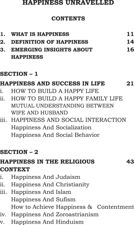 HAPPINESS UNRAVELLED [Paperback] Mr R M CHOPRA - Retail Maharaj