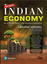 Indian Economy for UPSC and State Public Services Examination | Prelims & Mains and State Civil Services Examination | 25 Flashcards Covering Budget 2025 & Economic Survey 2024-2025| 3rd Edition | - Pearson - Retail Maharaj