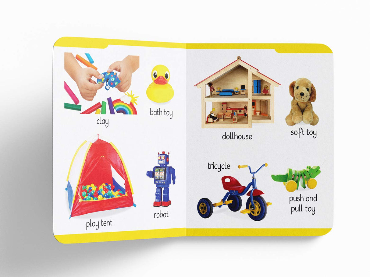 My First Padded Book of Baby Objects: Early Learning Board Book for Kids | Learn About Common Baby Items and Everyday Things with Bright Pictures | Durable Padded Board Book for Babies, Toddlers & Preschoolers | Ages 0–5 Years - Retail Maharaj