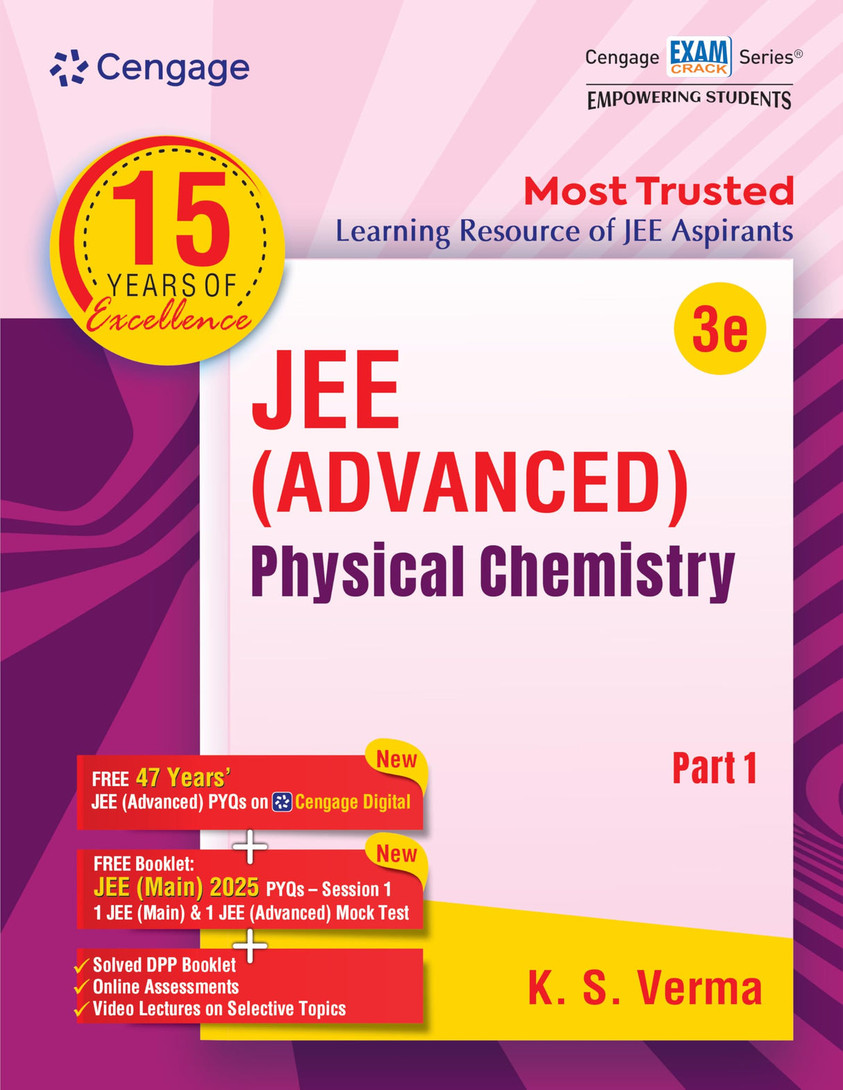 Cengage JEE Advanced Physical Chemistry: Part 1 with Free Online Assessments & Digital Content - Retail Maharaj