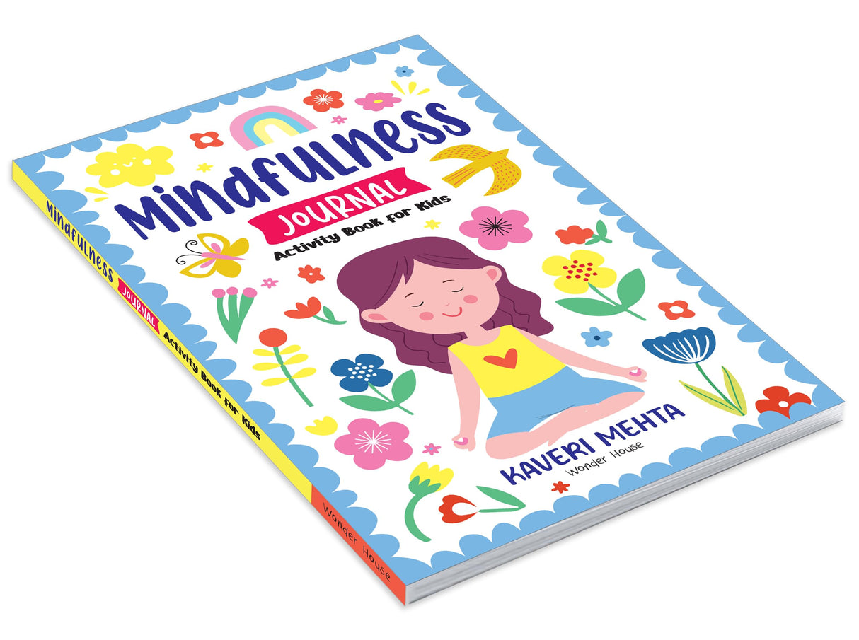Mindfulness Journal Activity Book for Kids Daily reflection, gratitude prompts, breathing exercises & doodle space | Ages 6–10 | Build Calm, Focus & Positivity - Retail Maharaj