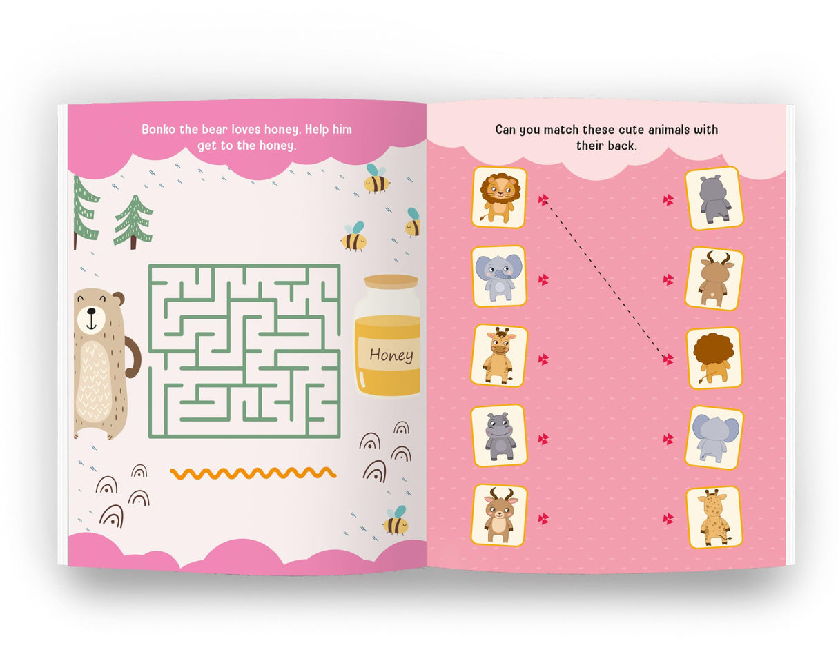 My First Jumbo Activity Book-2, Mazes, Colouring, Dot-to-Dot, Word Search, Spot the Differences Jumbo Activity Book No. 2: 80 Pages of Fun Activities ... Differences | Activity Workbook With Answers - Retail Maharaj