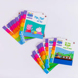 Learn with Peppa: Peppa Pig Phonics Tuckbox (20 Books Boxset Level 1 and Level 2)| Ideal for Preschool and Kindergarten Learning - Retail Maharaj