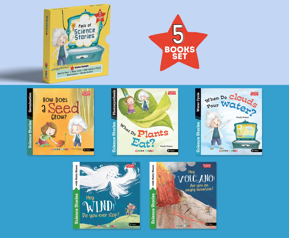 Vishv Books Pack of Science Stoeies (5 Books Set) - Retail Maharaj
