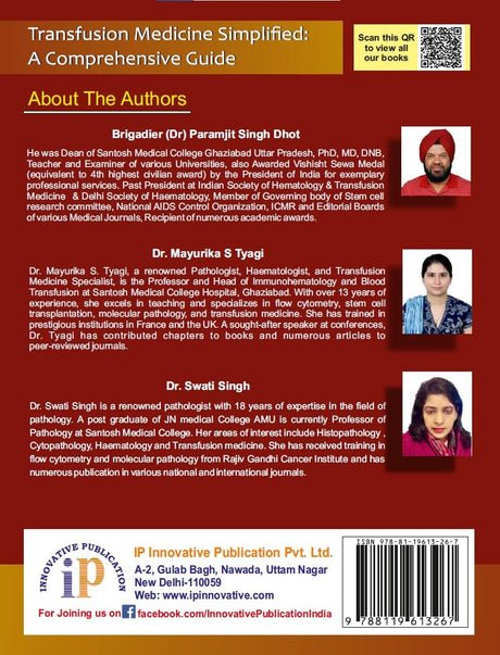 Transfusion Medicine Simplified: A Comprehensive Guide (for MBBS and Paramedical Students) (First Edition, 2025) - Retail Maharaj