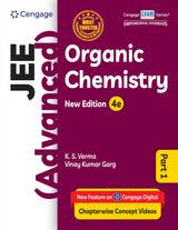 Cengage JEE (Advanced) Organic Chemistry Part 1 with Chapterwise Concept Videos & Online Assessments