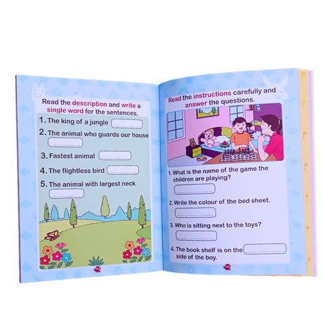 Combo of Two Activity Books English and General Awareness – for 7+yrs old children. Visually Attractive Pages and Interesting activities for kids - Retail Maharaj