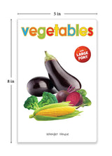 Vegetables – Early Learning Board Book with Large Font: Brightly Illustrated Vegetable Recognition Book for Kids | Big Board Books Series for Babies, Toddlers & Preschoolers | Learn About Carrots, Potatoes, Tomatoes & More with Bold Text & Clear Pictures - Retail Maharaj
