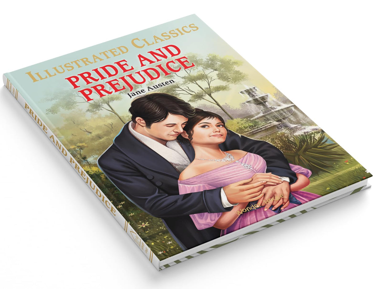Pride and Prejudice : Illustrated Abridged Children Classics English Novel with Review Questions - Retail Maharaj