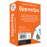 My First Flash Cards: Opposites: 30 Early Learning Flash Cards For Kids - Retail Maharaj