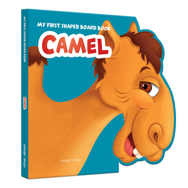My First Shaped Board Book: Illustrated Camel - Animal Picture Book for Kids Age 2+ Board book - Retail Maharaj