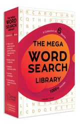 The Mega Word Search Library: Gift Boxset for Kids (Set of 6 Books) | Boost Vocabulary & Focus | Ages 7–12 | 300+ Fun Word Puzzle Challenges - Retail Maharaj