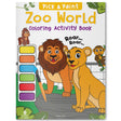 Pick and Paint Coloring Activity Book For Kids: Zoo World - Retail Maharaj