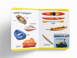My First Padded Book of Transport: Early Learning Board Book for Kids | Learn About Cars, Trains, Planes, Trucks & More with Bright Pictures | Durable Padded Board Book for Babies, Toddlers & Preschoolers | Ages 0–5 Years - Retail Maharaj