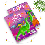 My First 500 Dinosaur Sticker Activity Book for Kids, Children and Toddlers – Fun Activity with Coloring – Ages 3+ Years - Retail Maharaj