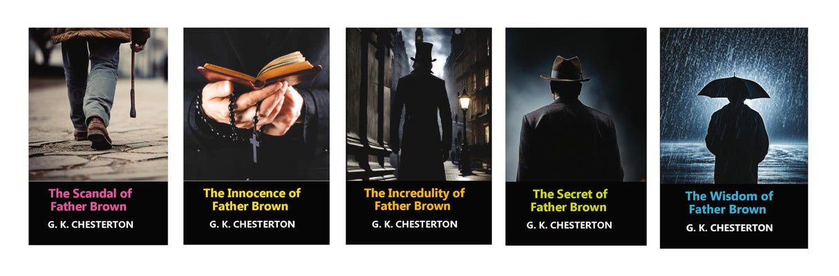 Complete Father Brown Mysteries Collection – Box Set of 5 Books | Classic Detective Stories by G.K. Chesterton - Retail Maharaj