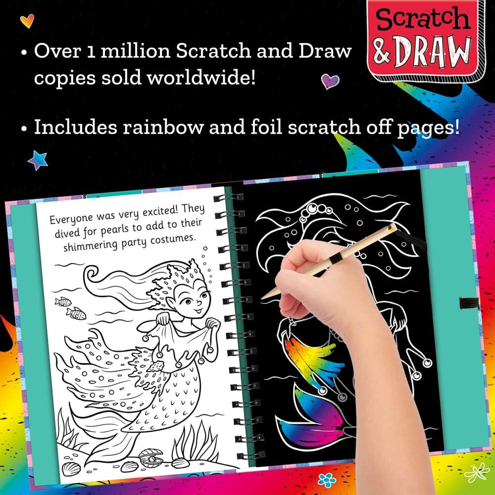 Scratch &'sketch Mermaids - Retail Maharaj