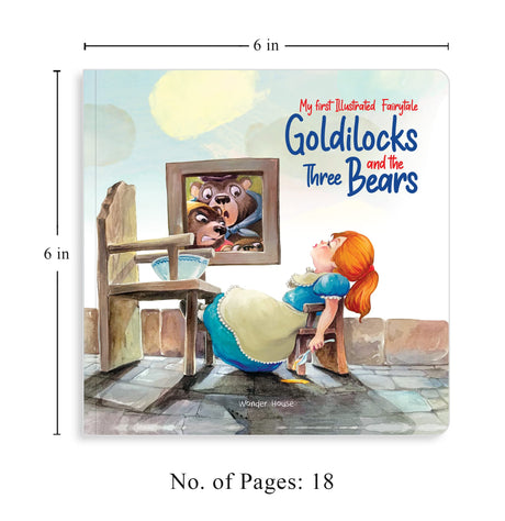 My first Illustrated Fairytale Board Book - Goldilocks and the Three Bears Board Book - Retail Maharaj