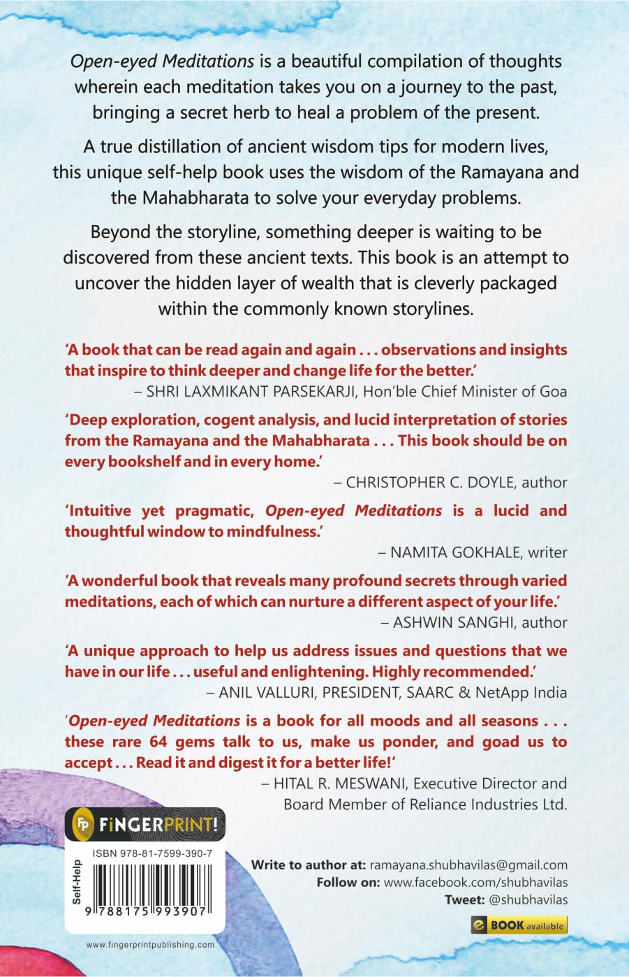 Open-Eyed Meditations: Practical Wisdom for Everyday Life - Retail Maharaj