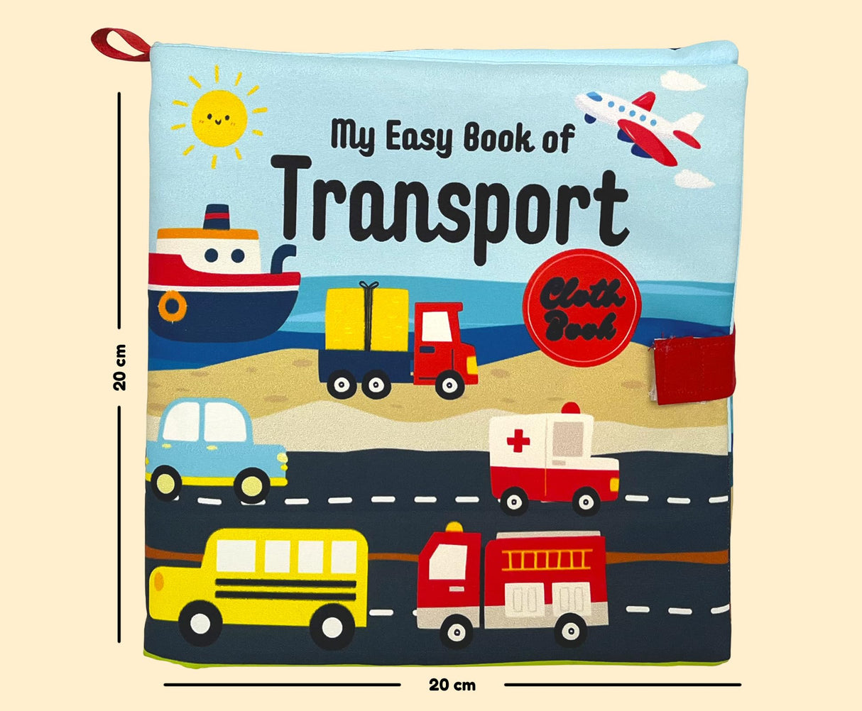 Vishv Books Cloth Book My Easy Book of Transport - Retail Maharaj