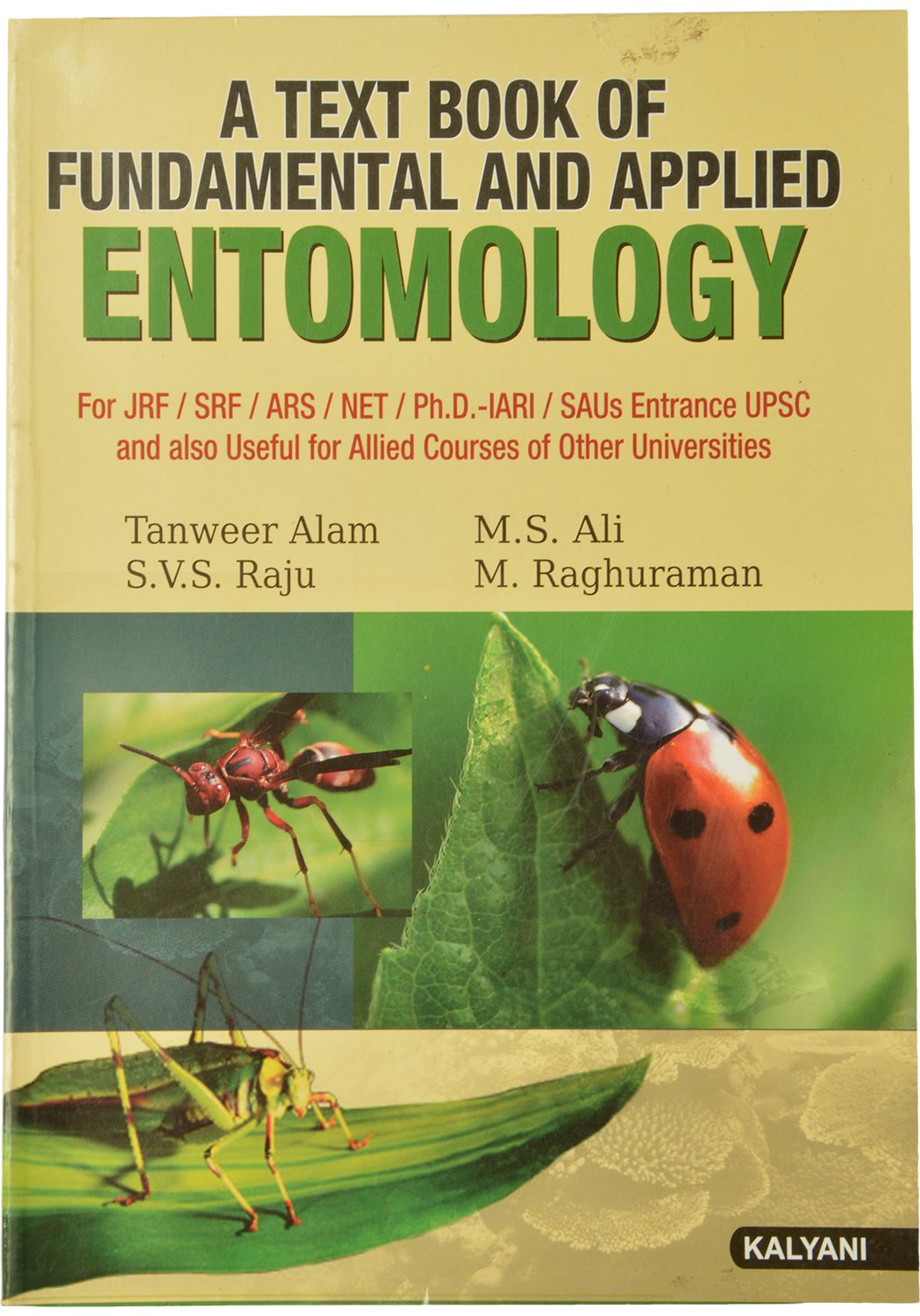 A Text Book of Fundamental and Applied Entomology