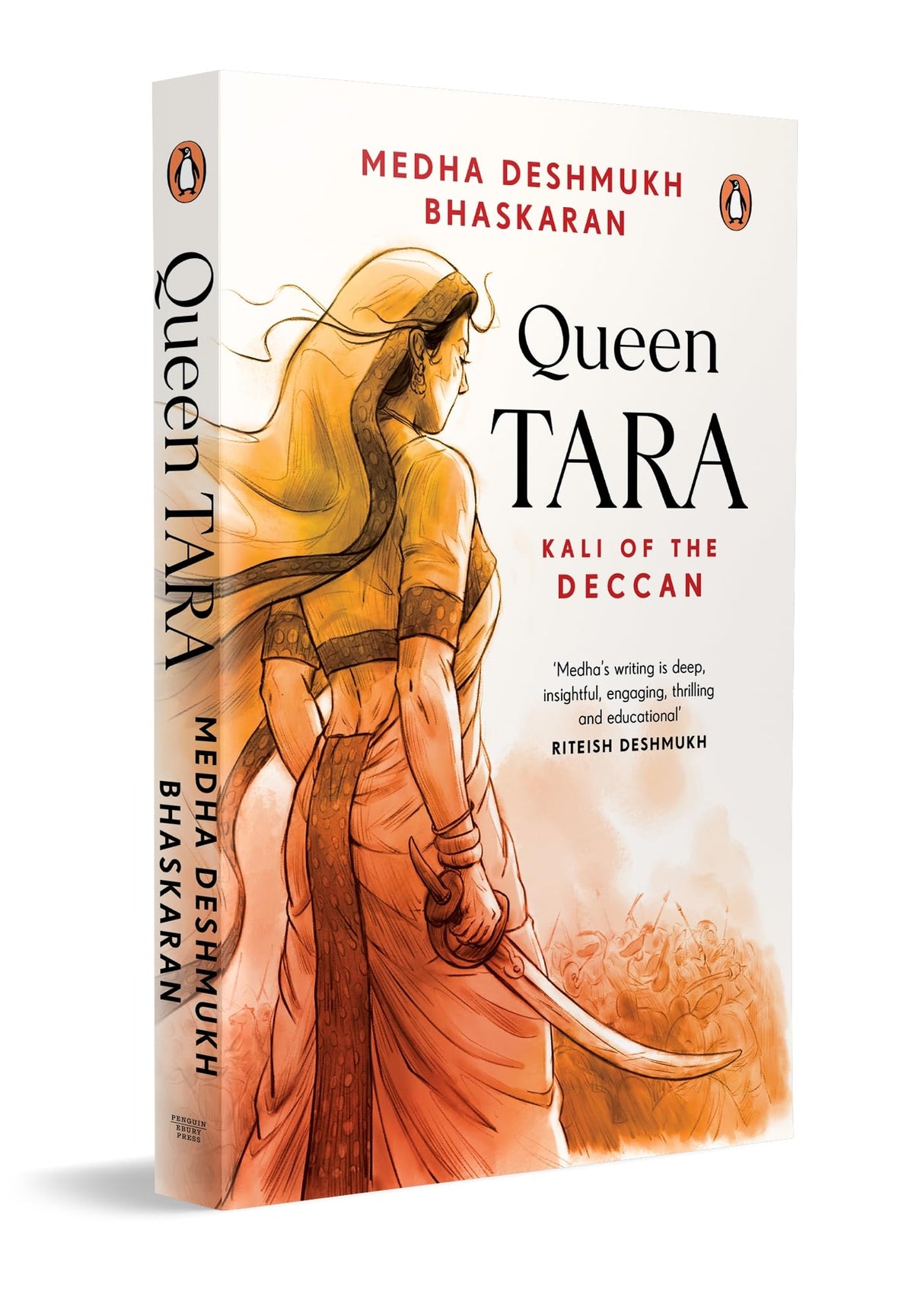 Queen Tara: Kali of Deccan | Indian Historical Novel, Maratha Warrior & Deccan History Recounting the Fierce Resistance of Queen Tarabai Against Mughal Rule - Retail Maharaj