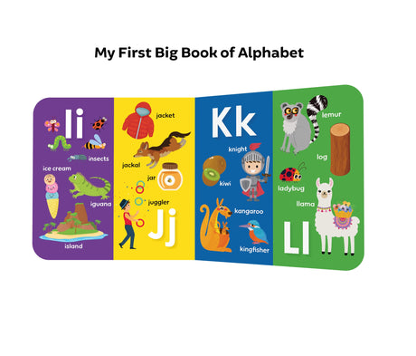 My First Big Book Boxset-Volume 1 (5 Books): A Pizza Box of 5 Large Font Illustrated Board Books on Alphabet, Numbers, Colors, Shapes & Transport | Vocabulary Builder for Preschool Kids, Toddlers I Perfect Gift Set I Ages 1+ [Select Learning] - Retail Maharaj