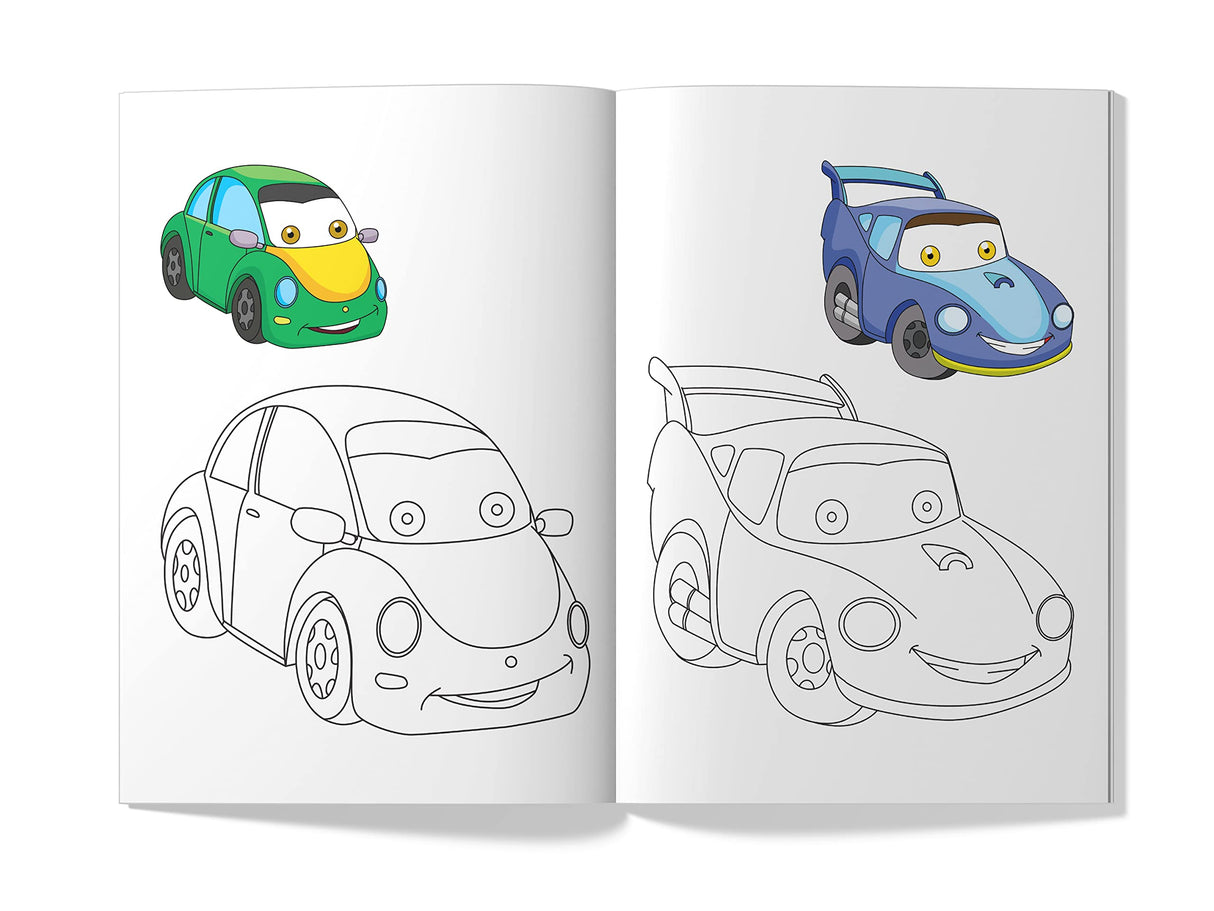 Little Artist Series Cars: Copy Colour Books - Retail Maharaj