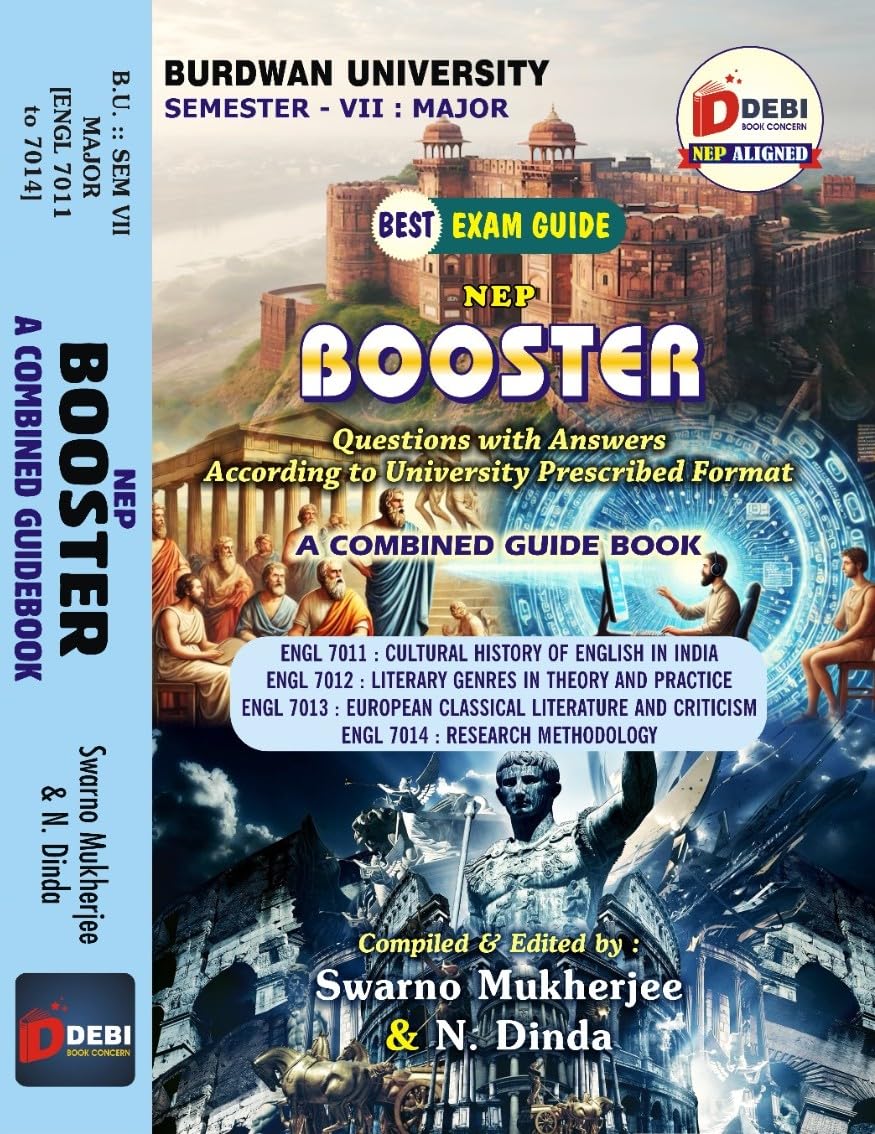 NEP Booster - A Combined Guide Book Burdwan University [Sem-VII / Major ENGL 7011 to 7014] (English Version)
