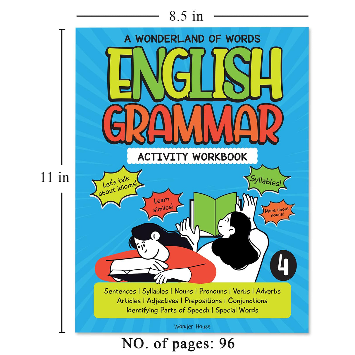 A Wonderland Of Words: English Grammar - Level 4 Activity Workbook - Retail Maharaj