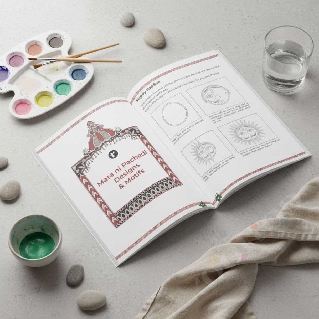 Rooftop Artventures of Mata Ni Pachedi - Elementary | PAPERBACK (Softcover) | Children's Drawing & Colouring Art Book | DIY Activites, Step-by-step ... Compositions | gift for children's: English - Retail Maharaj