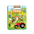 At the Farm Die Cut Window Board Book for Kids Age 3+ | Early Learning Picture Book with Die-Cut Shapes, Bright Illustrations & Fun Farm Animal Facts | Durable & Easy-to-Turn Pages - Retail Maharaj