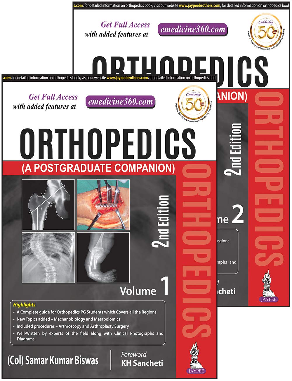 ORTHOPEDICS (A POSTGRADUATE COMPANION) 2 VOLUMES - Retail Maharaj