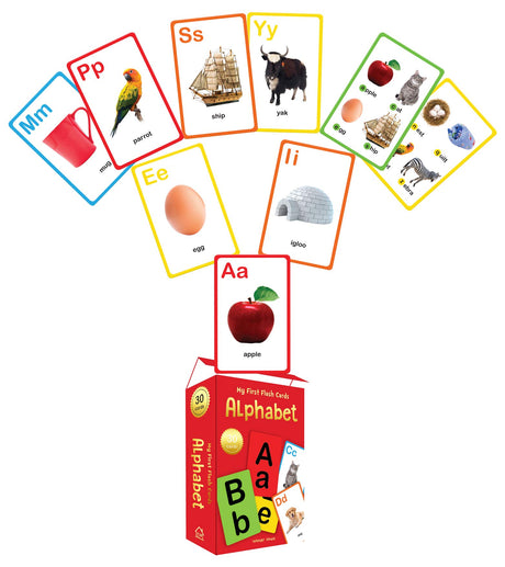 My First Flash Cards Alphabet : 30 Early Learning Flash Cards For Kids - Retail Maharaj
