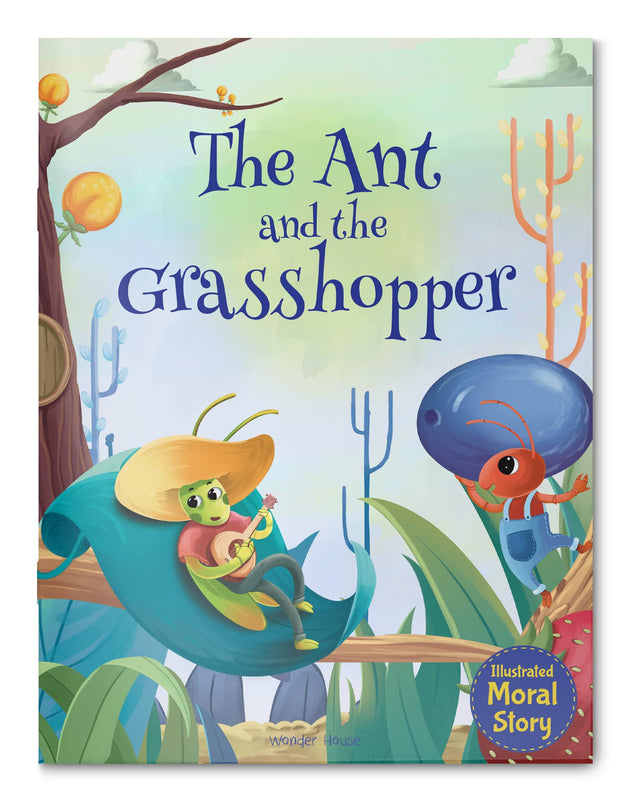 The Ant and the Grasshopper - Illustrated Moral Story for Children - Retail Maharaj