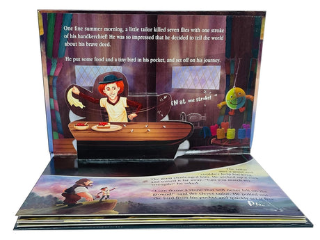My First Pop Up Fairy Tales Valiant Little Tailor: Pop up Books for children - Retail Maharaj
