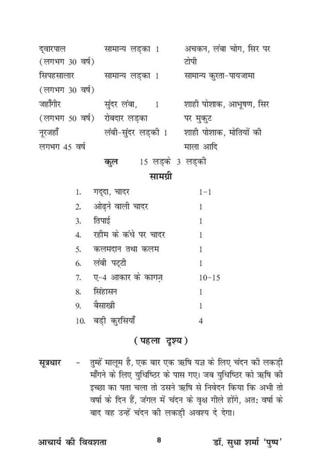 ACHARYA KI VIVASHTA [Paperback] Dr Sudha Sharma Pushp - Retail Maharaj