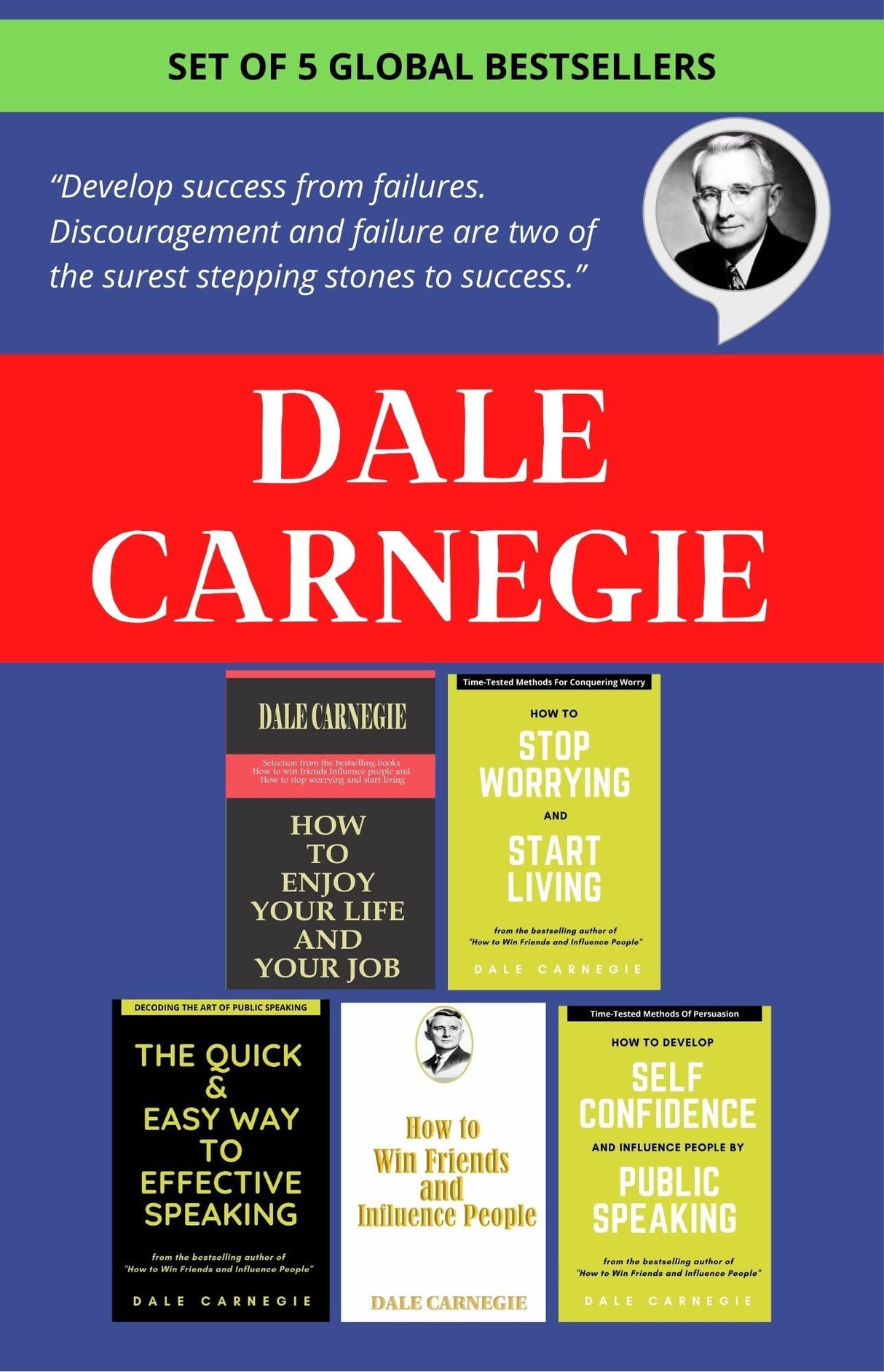 Best of Dale Carnegie (Collection of 5 Books) - Retail Maharaj
