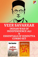 Veer Savarkar Indian War of Independence 1857 & Essentials Of Hindutva Combo Set - Retail Maharaj