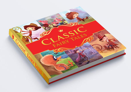 Classic Fairy Tales: Ten Traditional Fairy Tales For Children (Abridged and Retold With Large Font For Easy Reading) 8 Inches X 8 Inches - Hardback - Retail Maharaj