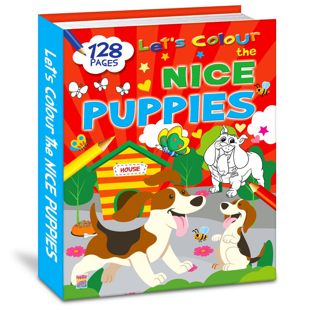 Let’s Colour the Nice Puppies: Activity & Colouring Book for Kids Ages 3–9 | Perfect Gift for Drawing, Painting & Creativity | Premium Paper Quality - Retail Maharaj