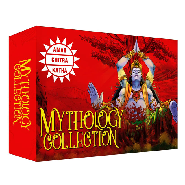 The Great Indian Mythology Collection – Comic Set | Timeless Stories of Epics, Deities & Legends | Ganesha, Krishna, Rama, Shiva & More | Amar Chitra Katha - Retail Maharaj