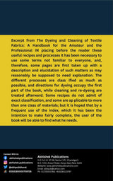 The Dyeing and Cleaning of Textile Fabrics - Retail Maharaj