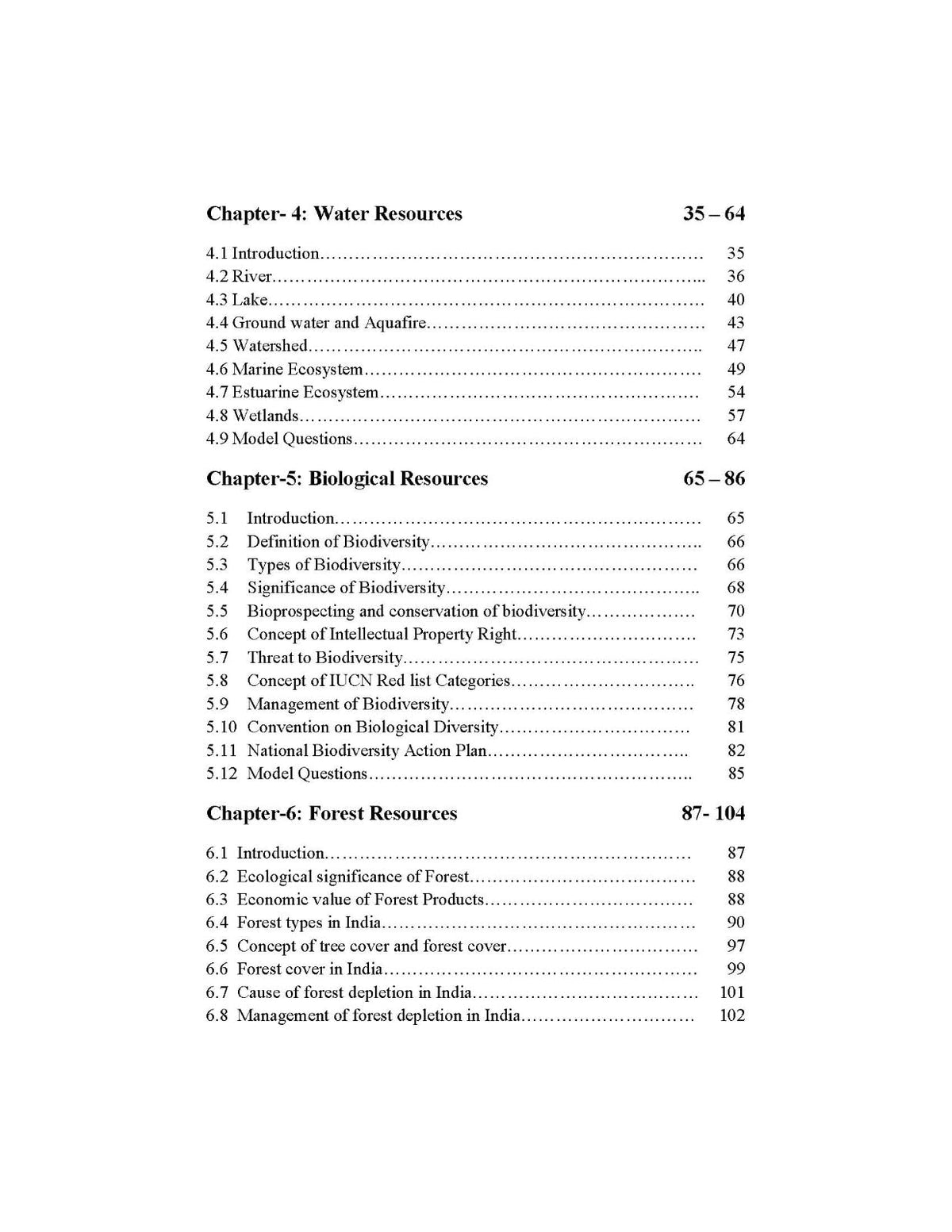 Basic Idea About Natural Resources & Their Management (English Version)