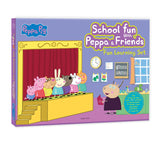 Peppa Pig - School Fun With Peppa & Friends : Fun Learning Set (With Wipe And Clean Mats, Coloring Sheets, Stickers, Appreciation Certificate, Crayon Set And Pen) - Retail Maharaj