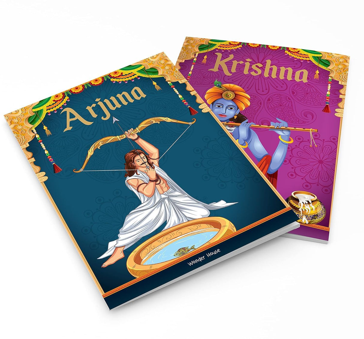 Children's First Mythology Stories - Pack of 5 books (Devi, Durga, Arjuna, Mahabharta, Krishna) - Retail Maharaj