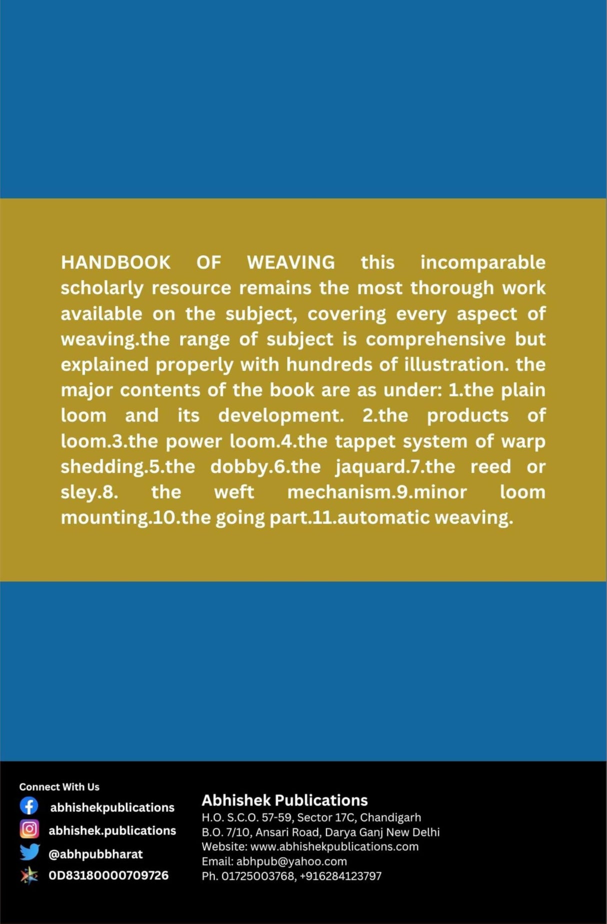 Handbook of Weaving - Retail Maharaj